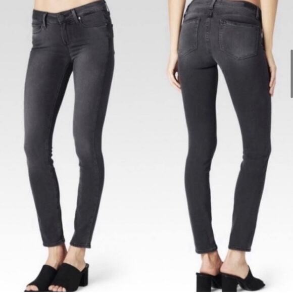 PAIGE‎ Smoke Gray Verdugo Ankle Jean Pants Size 28 - Excellent - Picture 1 of 12
